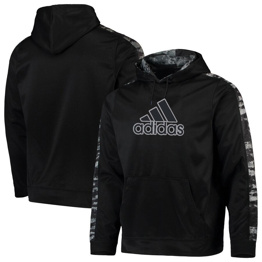 Adidas black and white hoodie