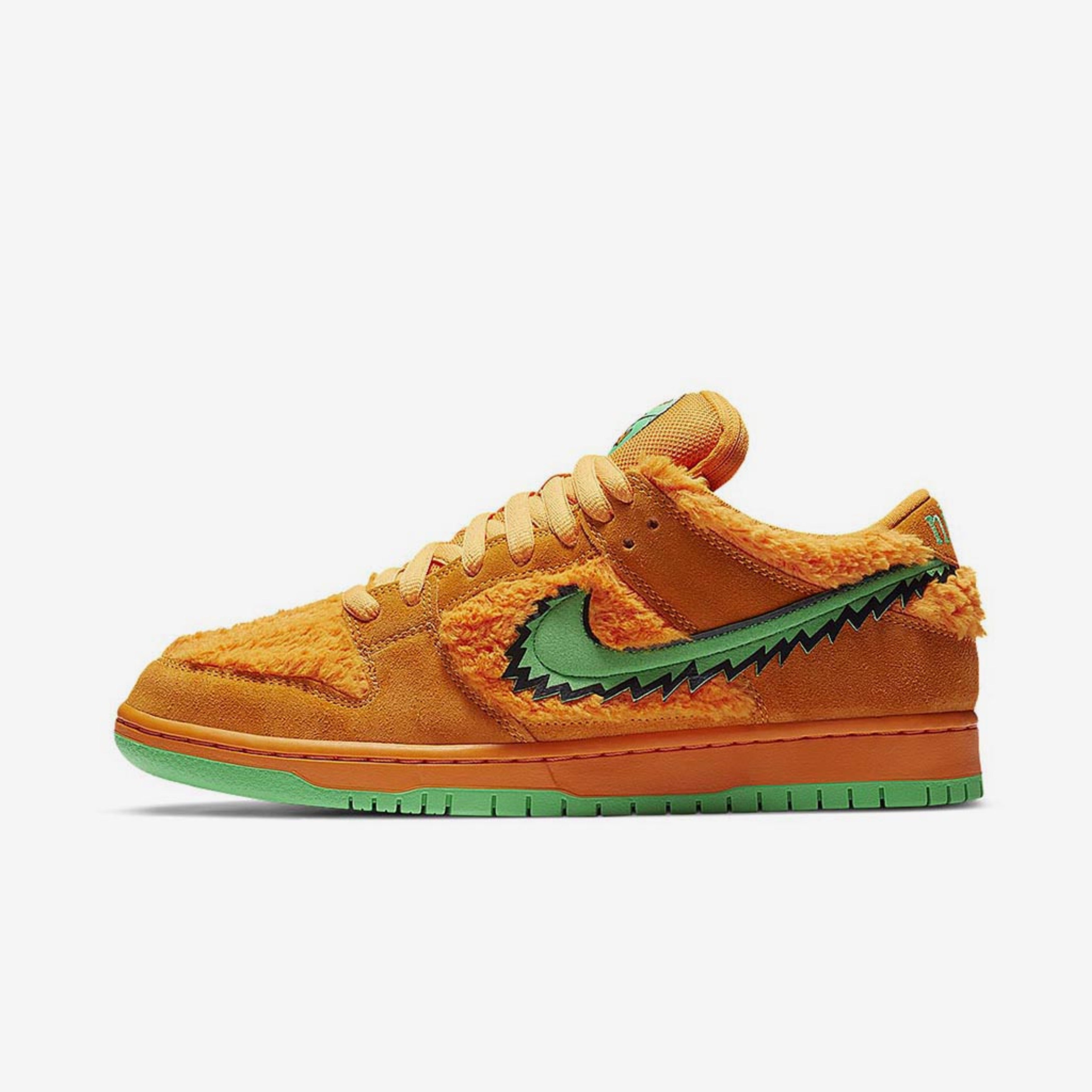 Nike SB low dunk fluffy orange shoes