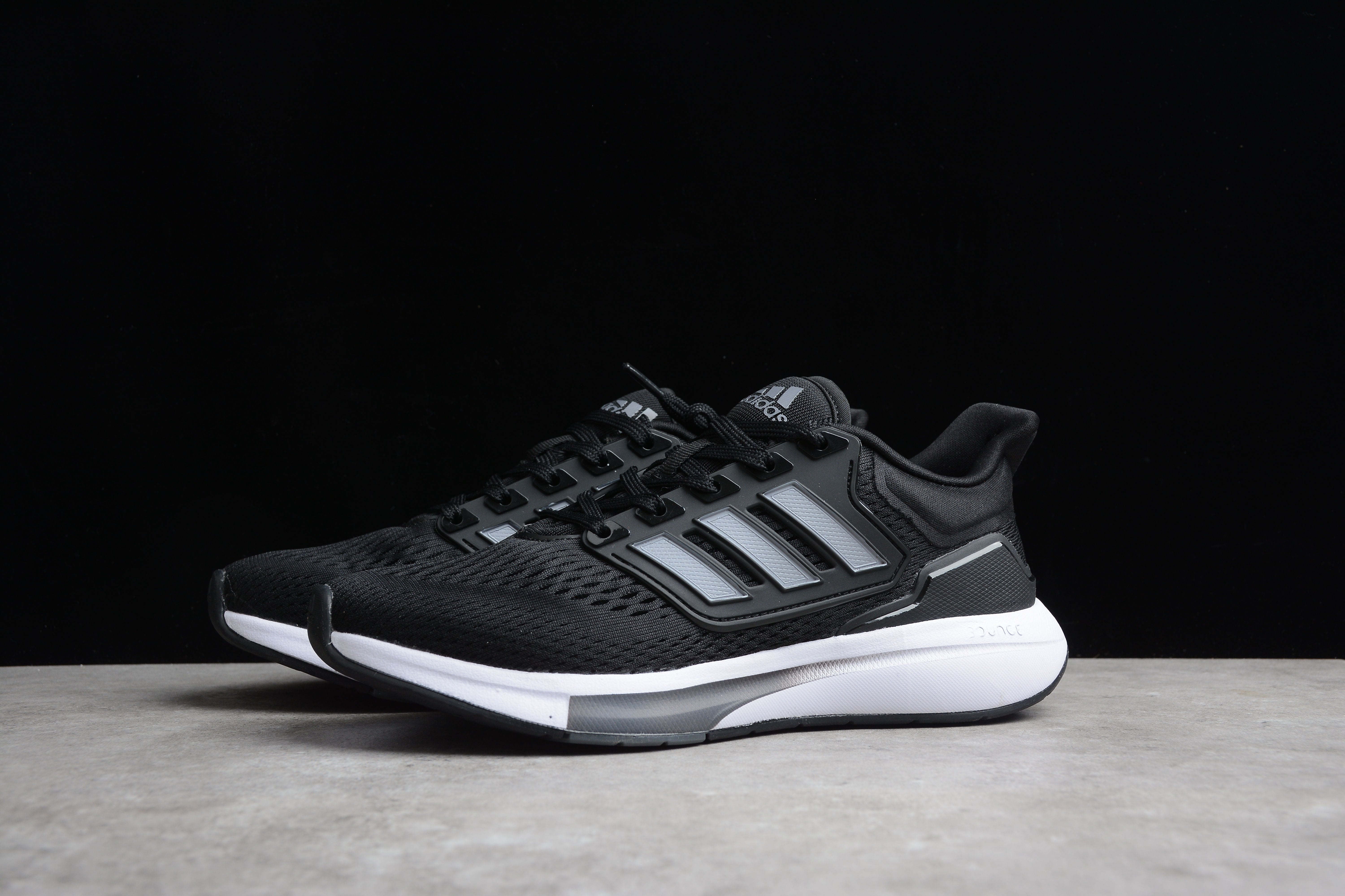 Adidas EQ21 RUN full black and white