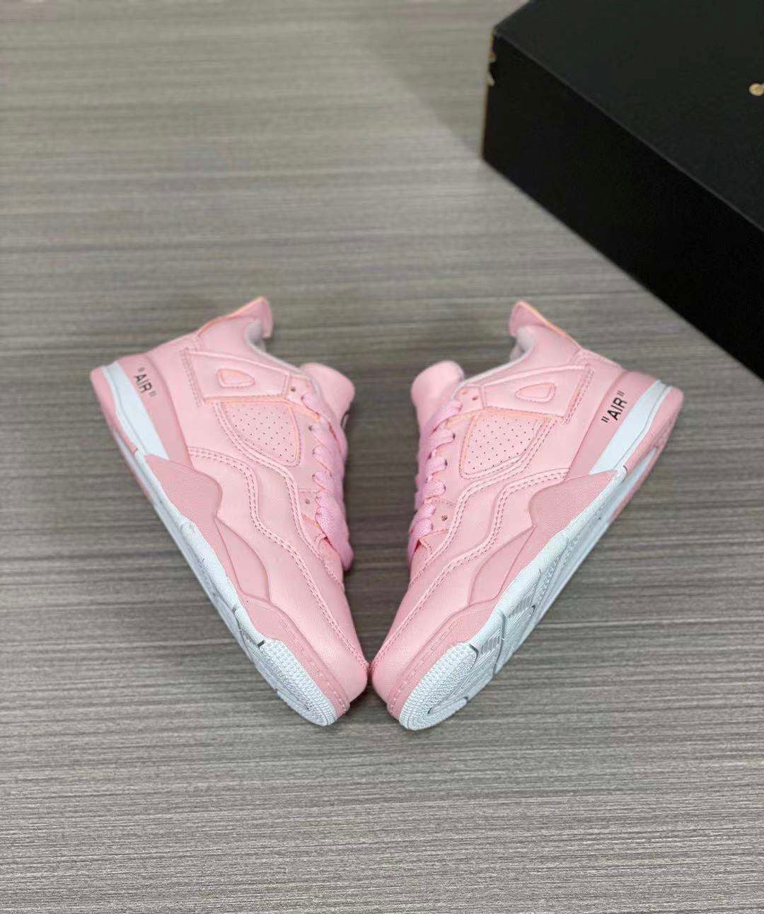 Nike air jordan 4 pink  shoes