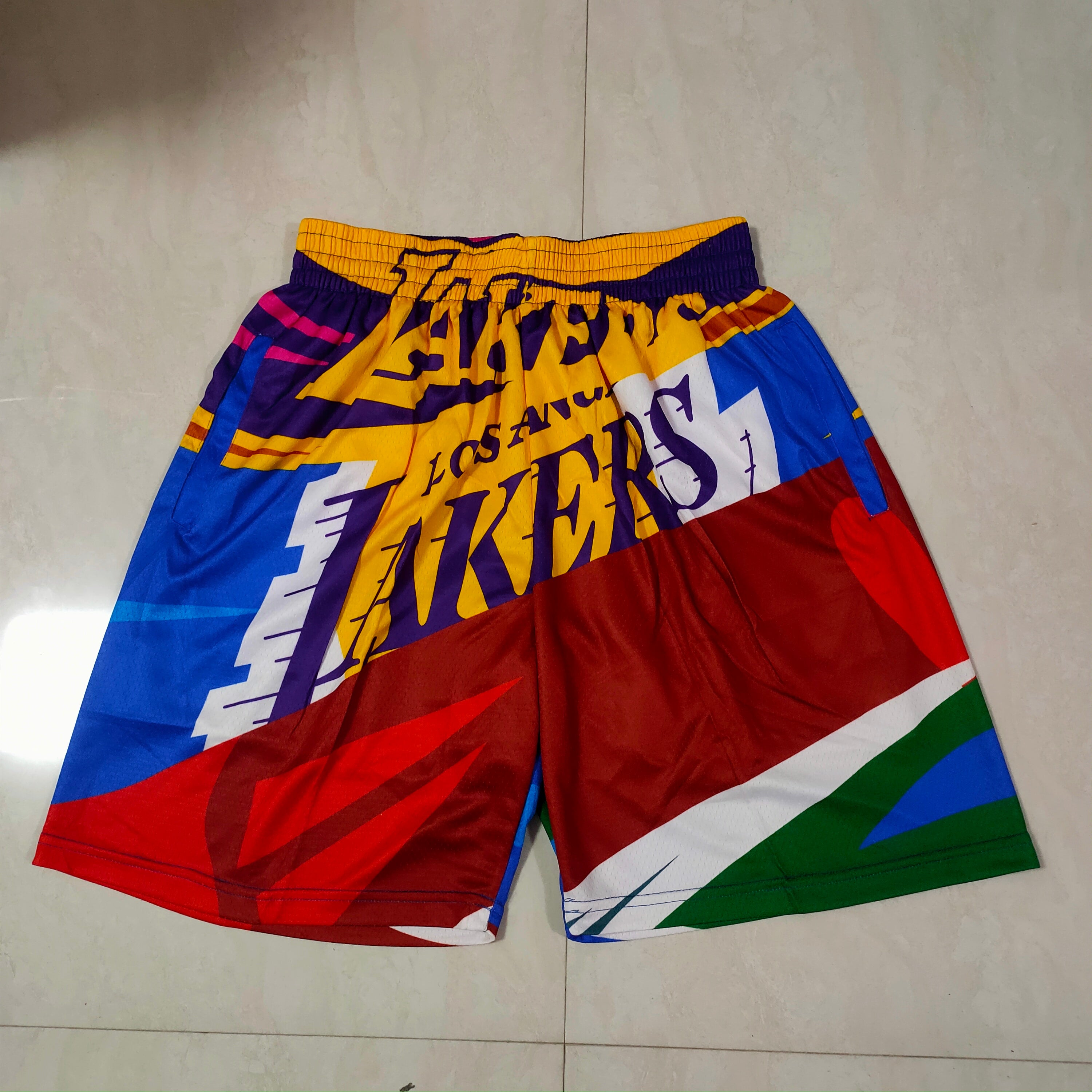 Lakers multi color shorts