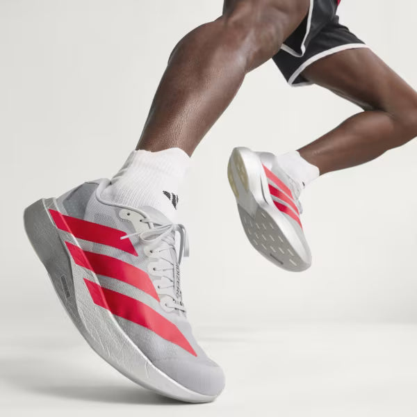 Adidas Adizero EVO SL 'Silver Metallic Lucid Red'