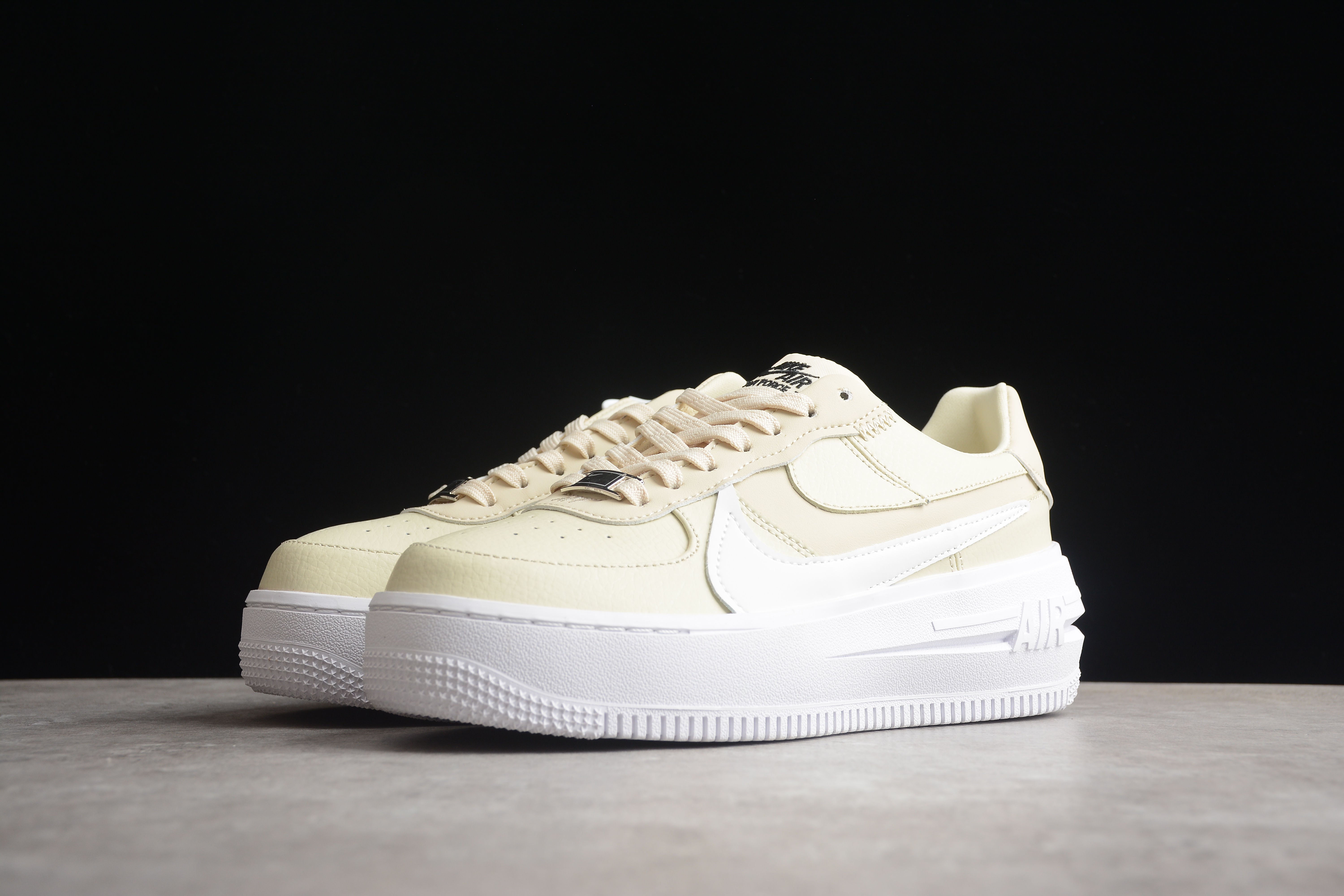Nike airforce A1 beige shoes
