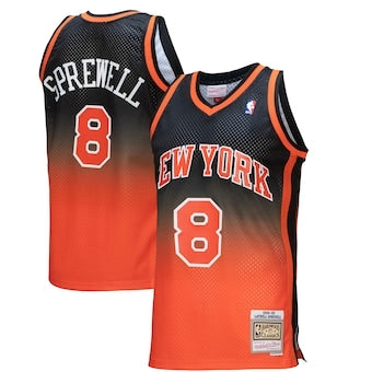 Maillot rétro New York Knicks noir/orange