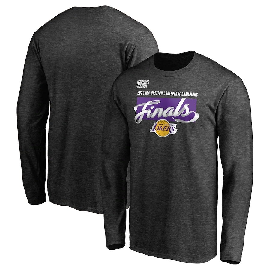 Chemise longue noire et violette des Lakers