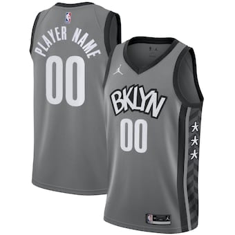 Brooklyn nets grey jersey