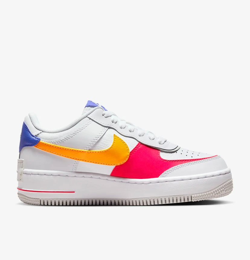 Nike airforce A1 double rose orange chaussures