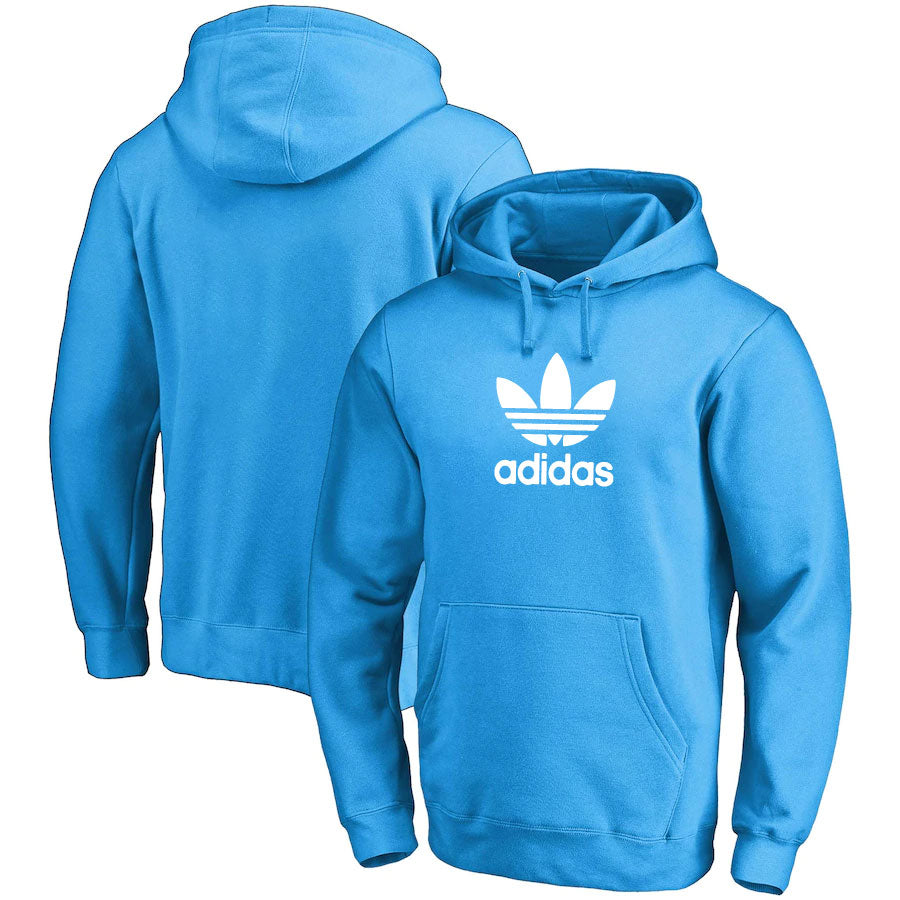 Sweat à capuche Adidas bleu ciel