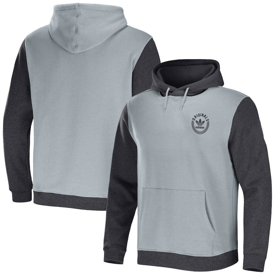 Adidas grey and grey hoodie