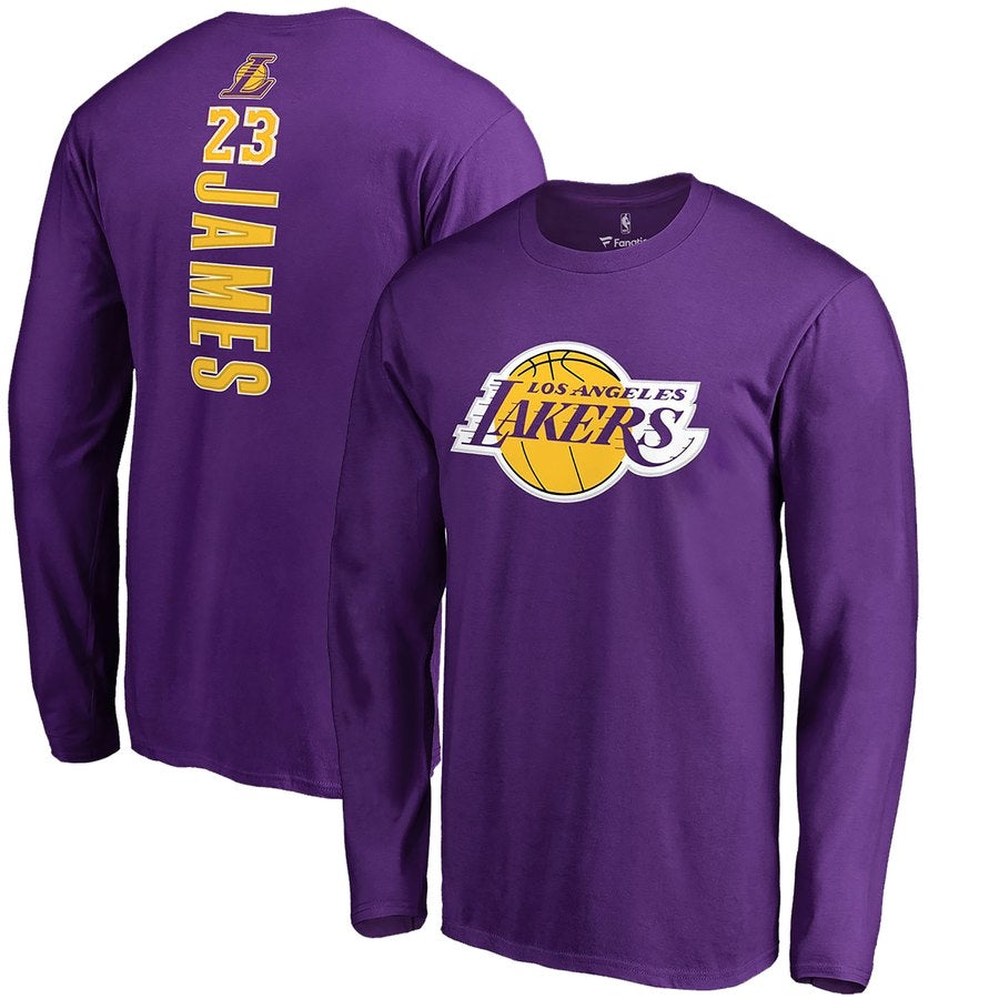 Lakers 23 james purple long shirt