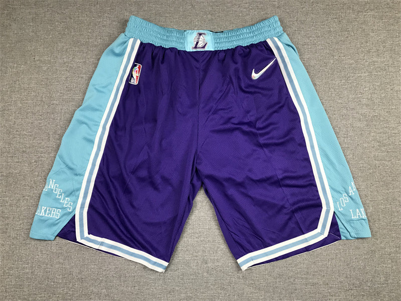 Los Angeles blue and purple shorts