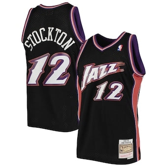 Retro Utahh jazz black jersey