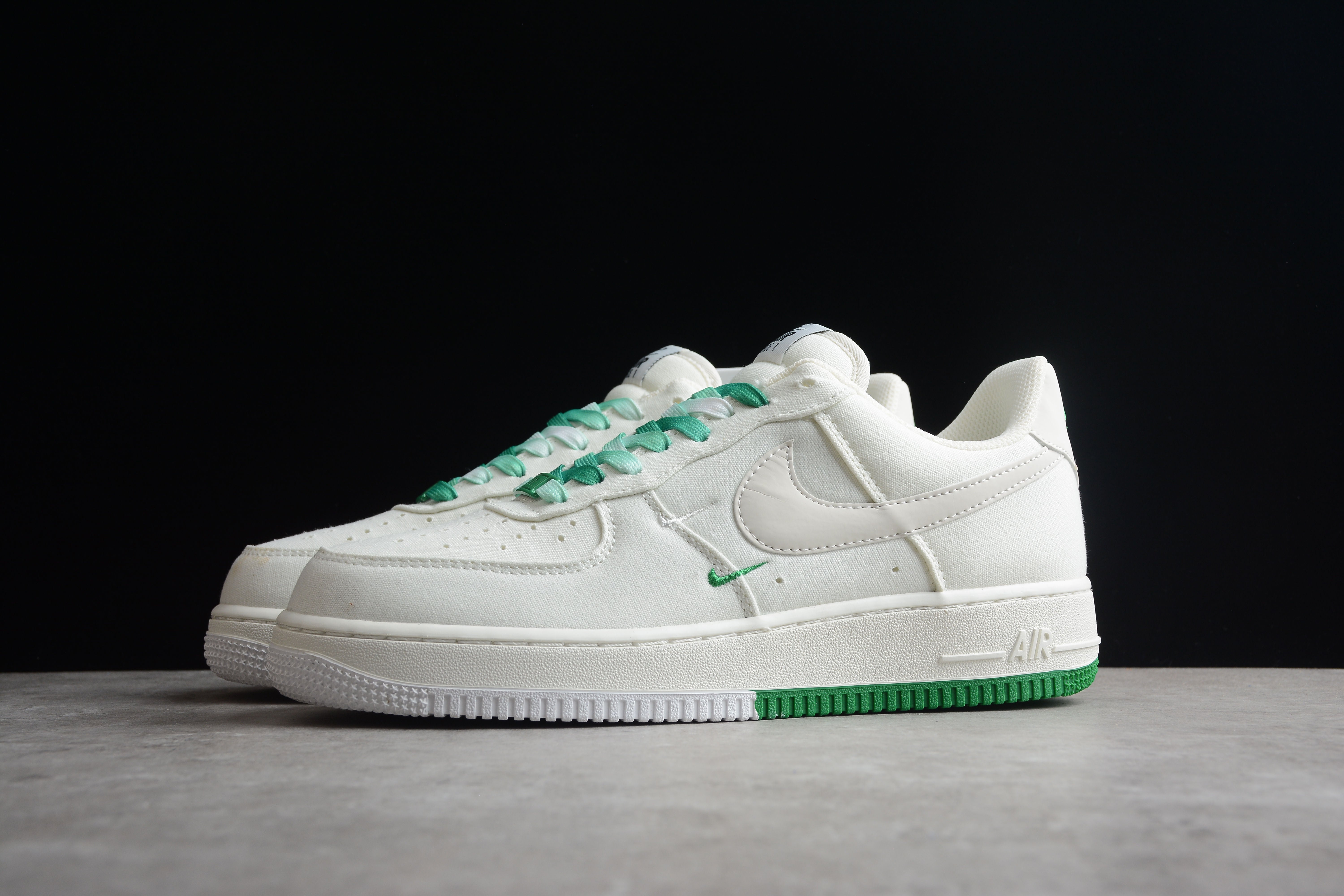 Nike airforce A1 white-green shoes