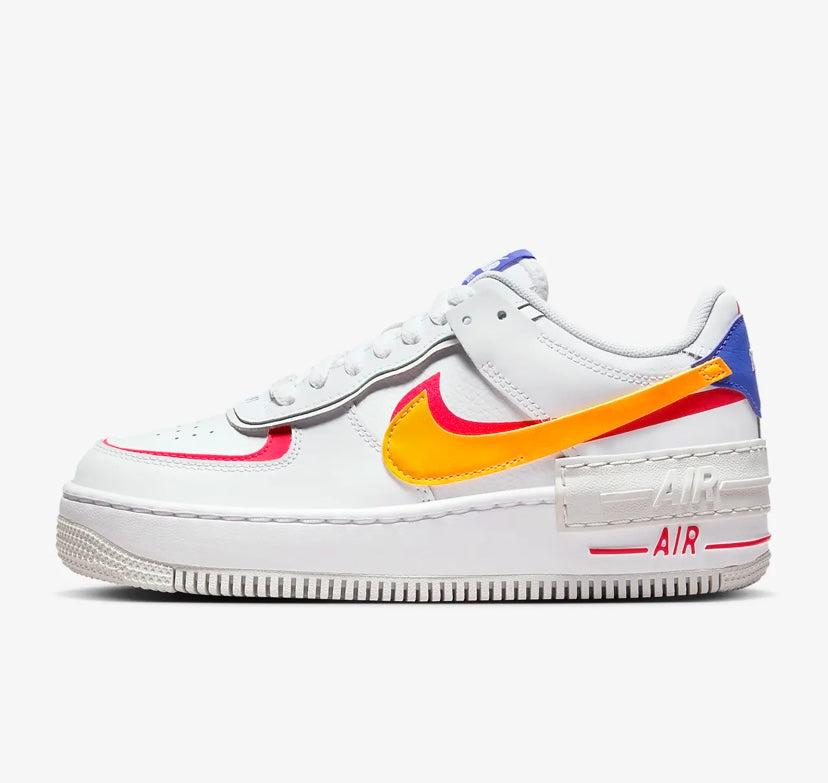 Nike airforce A1 double rose orange chaussures