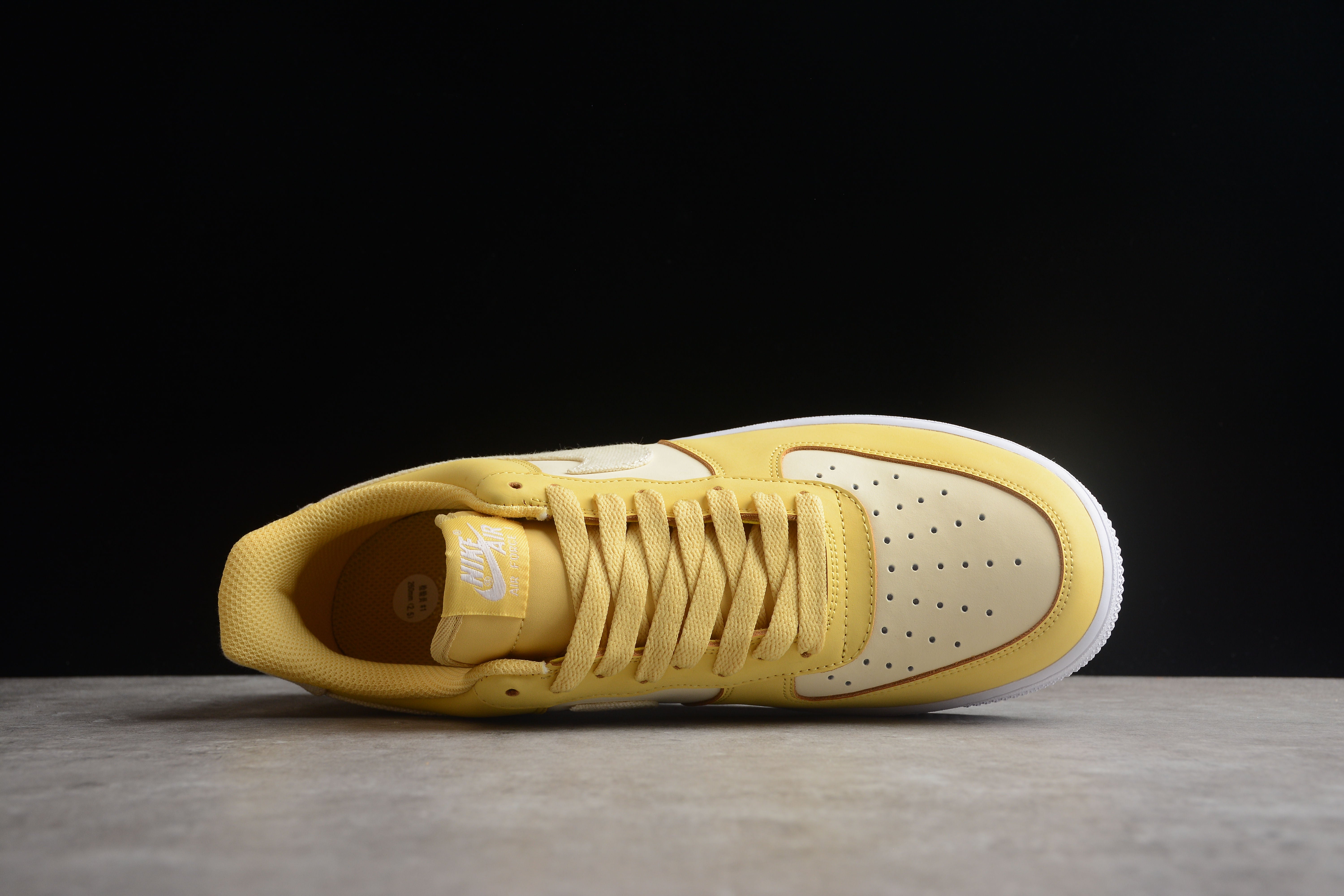 Nike airforce A1 full yellow shoes