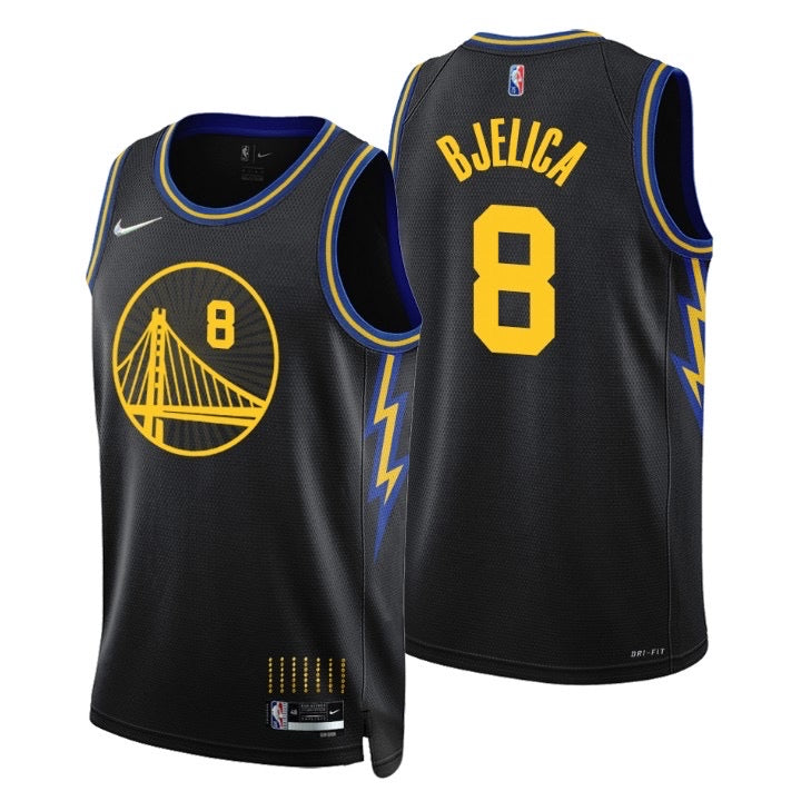 State warriors black 8 Bjelica jersey