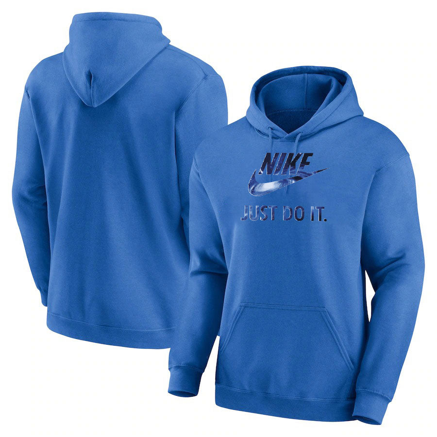 Nike 25 blue just do it hoodie