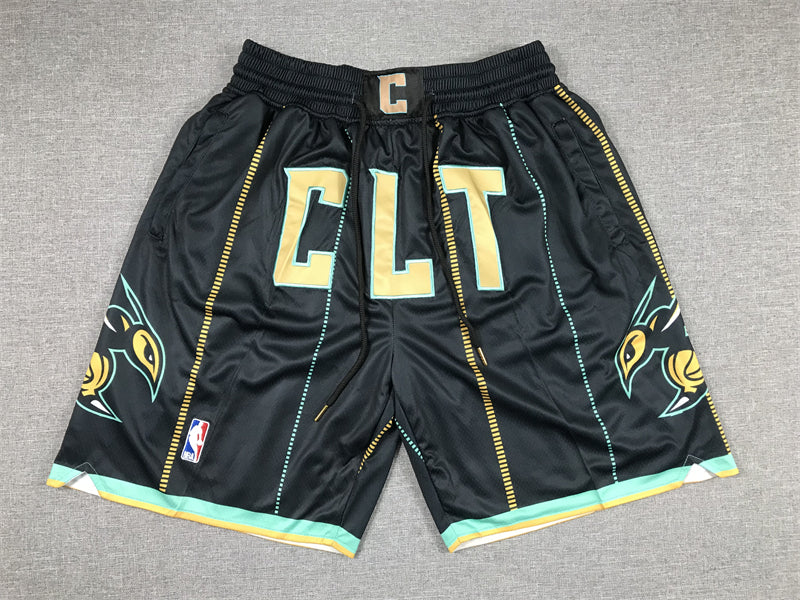 Charlotte black/yellow shorts