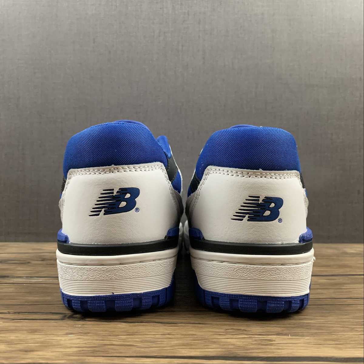 NB 550 royal blue shoes