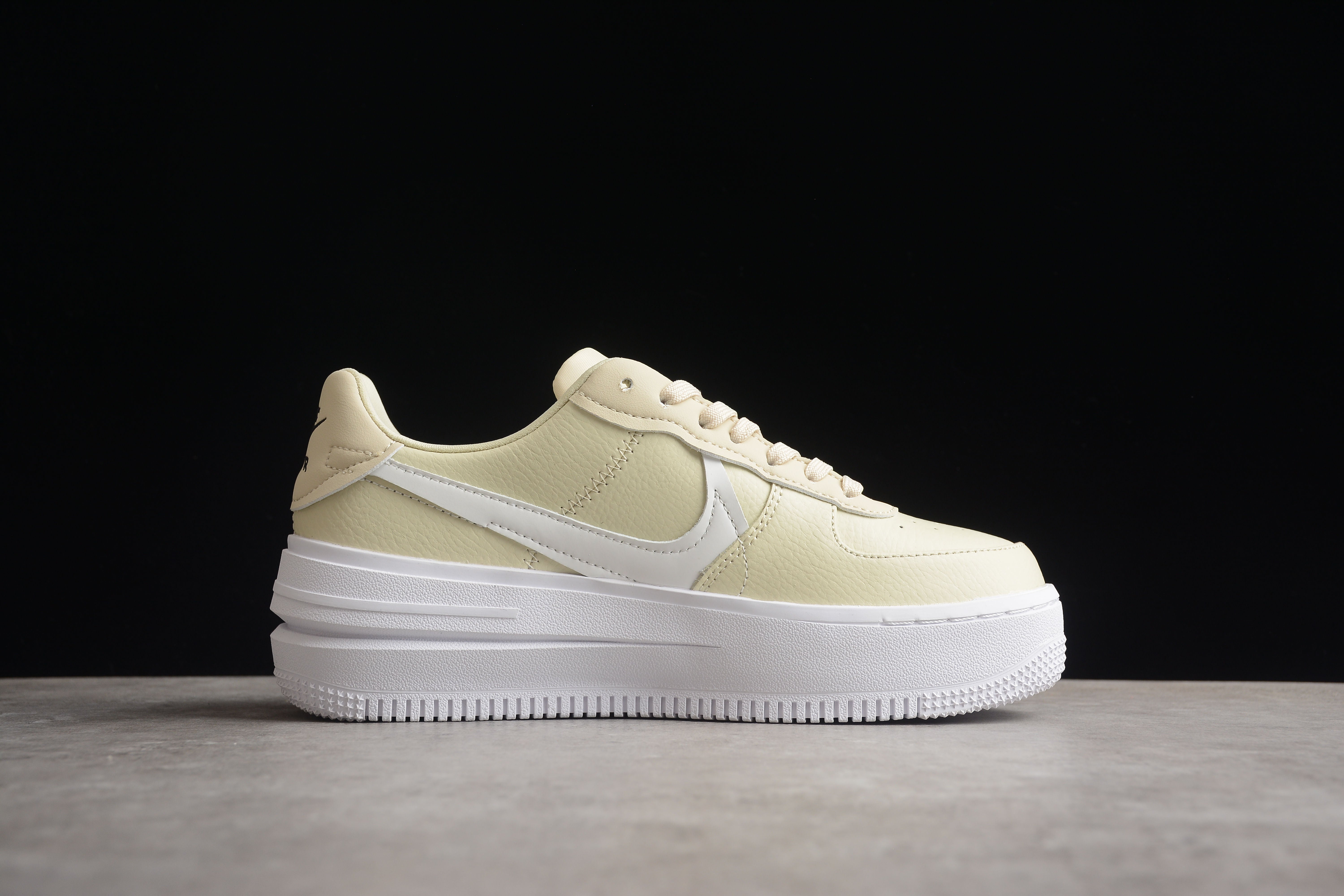 Nike airforce A1 beige shoes