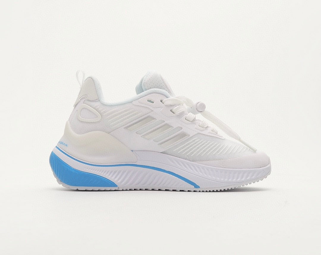 Chaussures Adidas running blanc/bleu