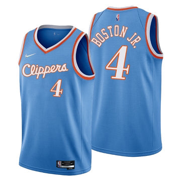 Clippers bleu 4 boston jr. Jersey
