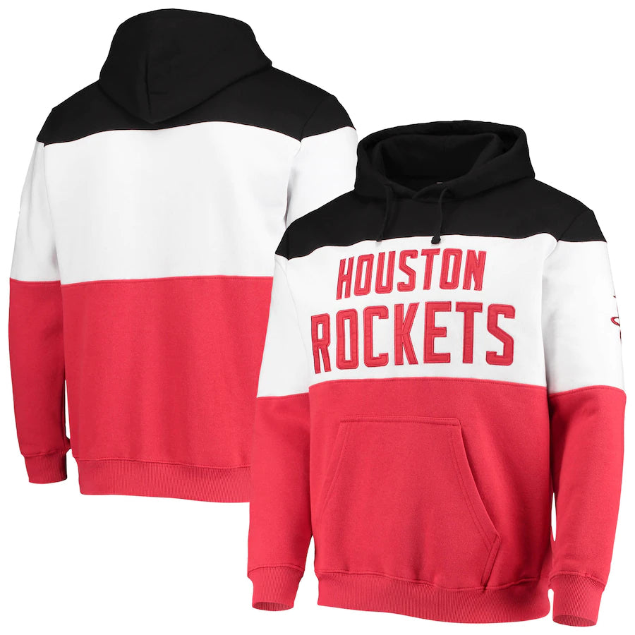 Houston rockets black/red/white hoodie