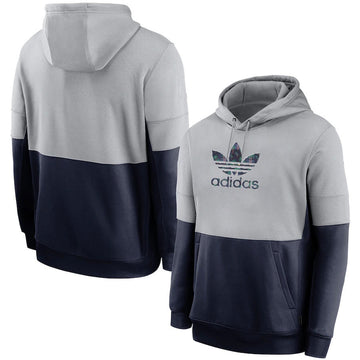 Sweat à capuche Adidas noir-gris clair