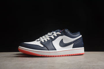 Air jordan low 1 navy and orange