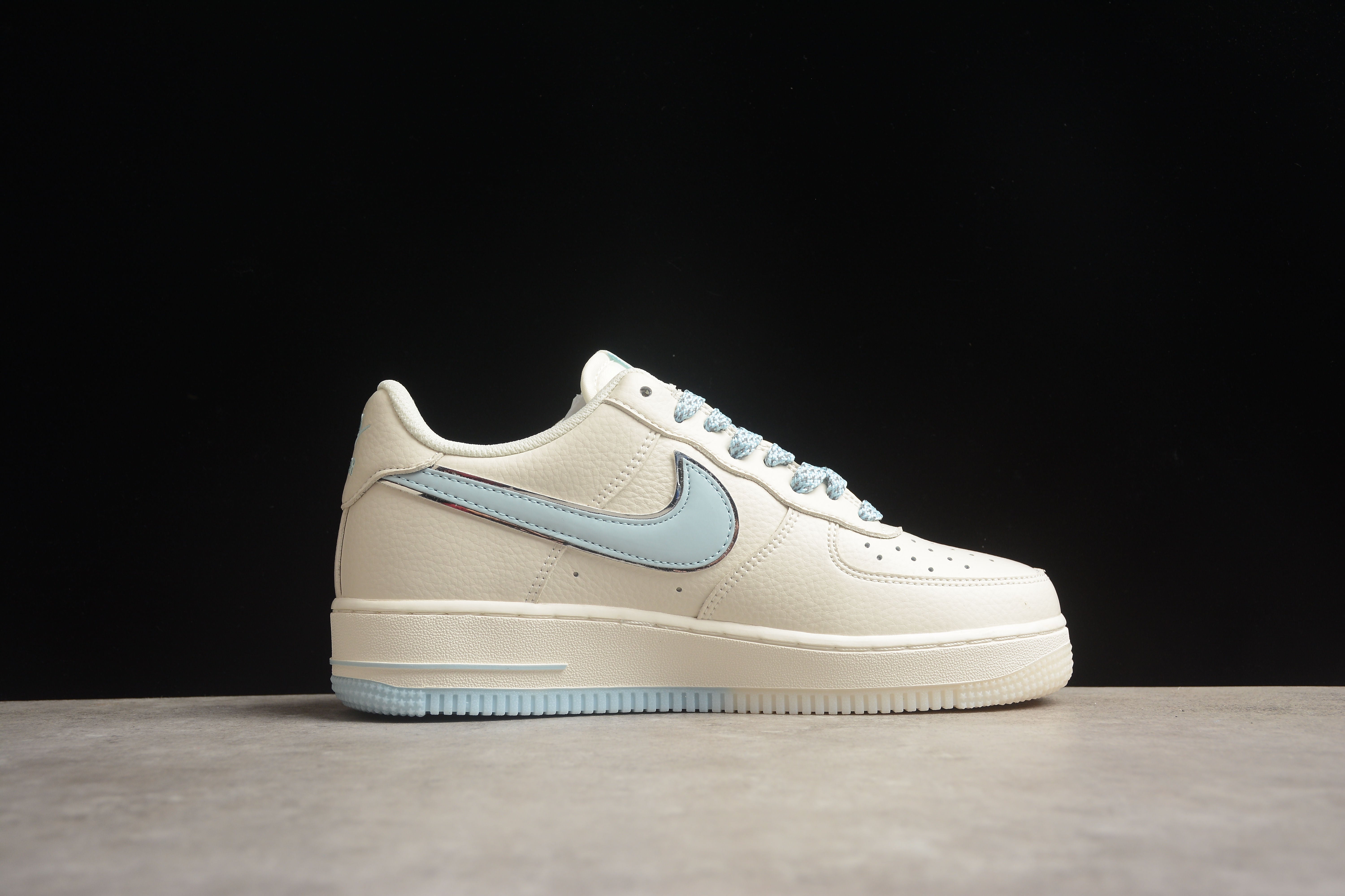 Nike airforce A1 blue ombre shoes