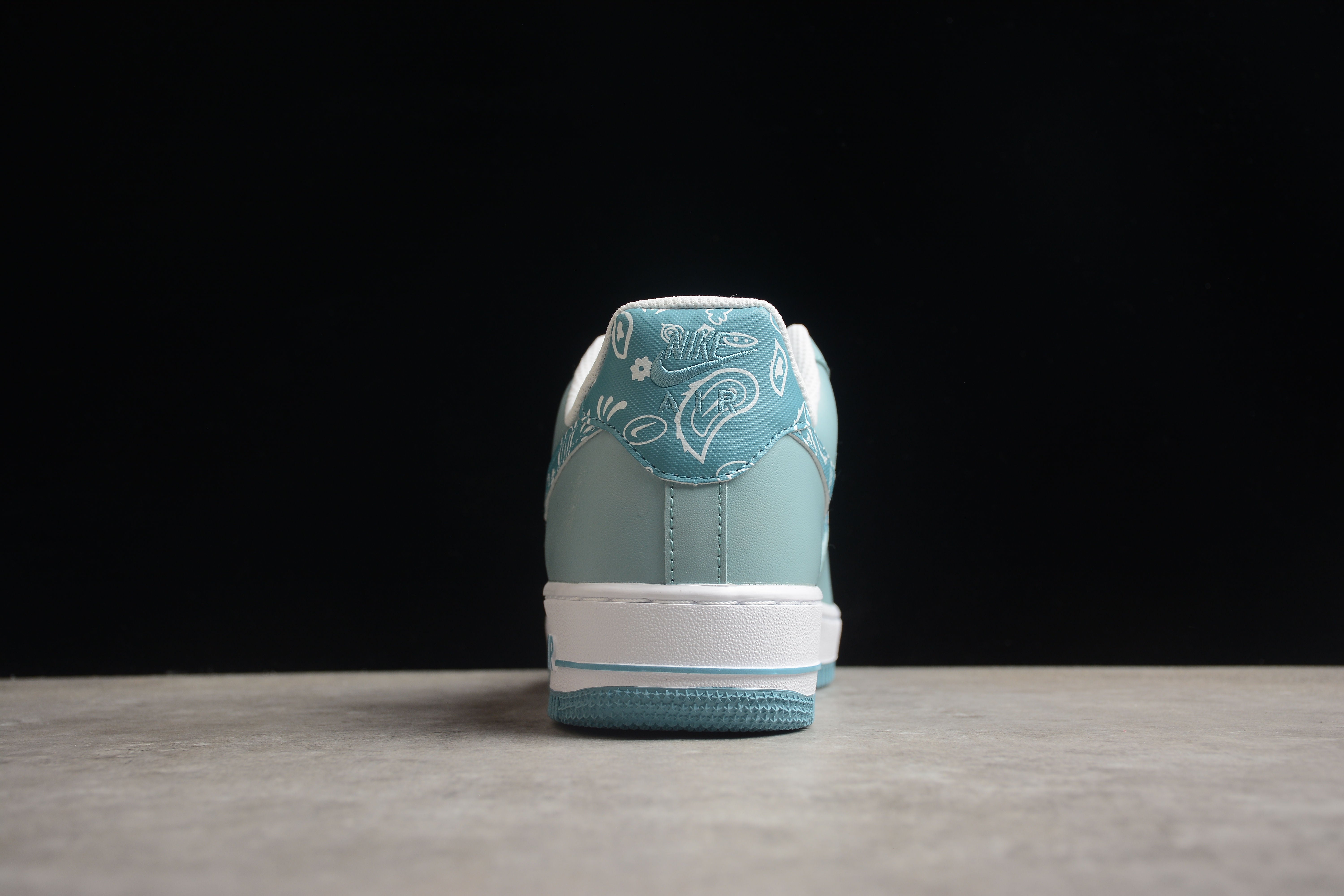 Nike airforce A1 aqua shoes