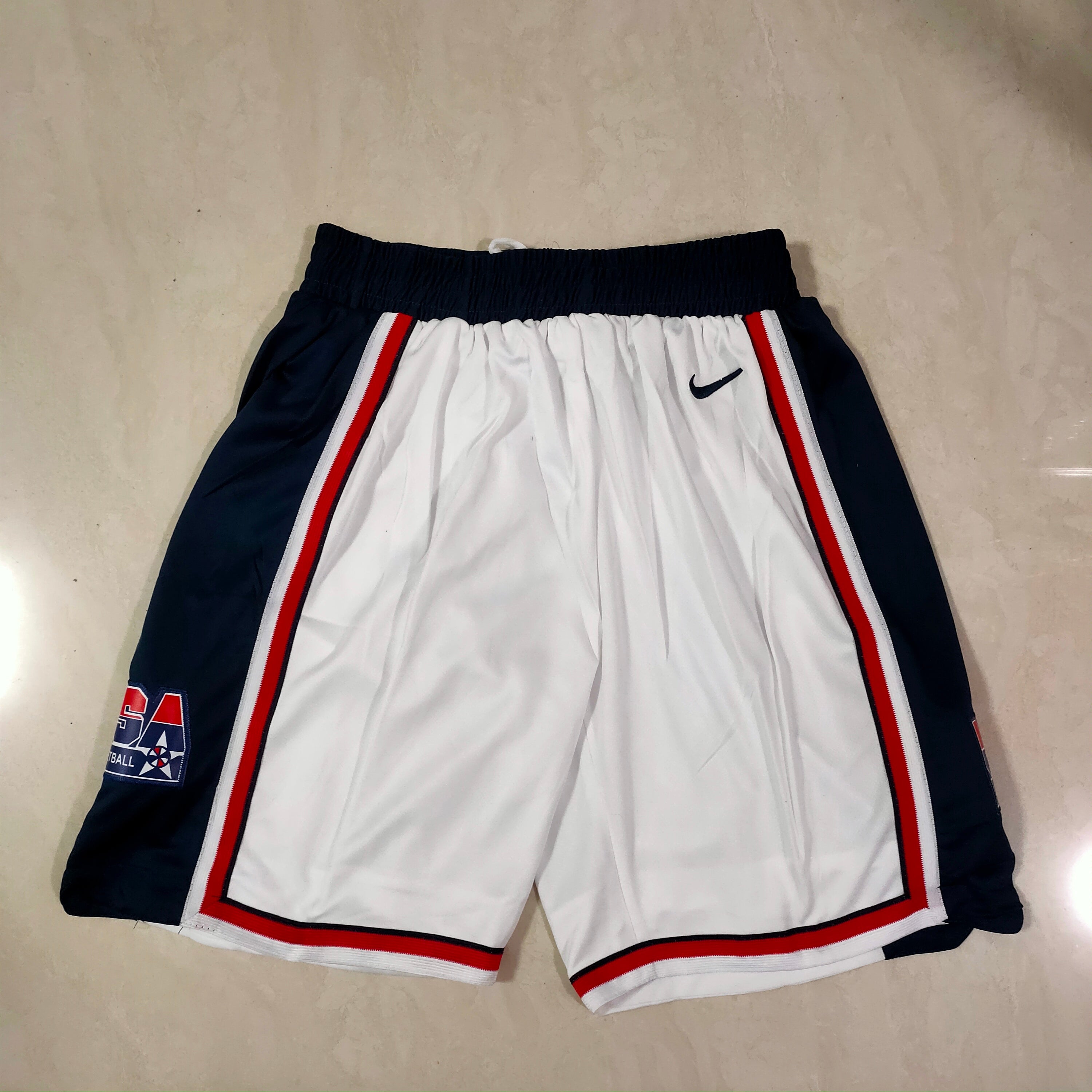 USA white shorts