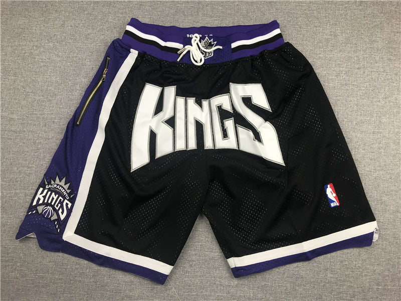 Short noir/violet des Sacramento Kings