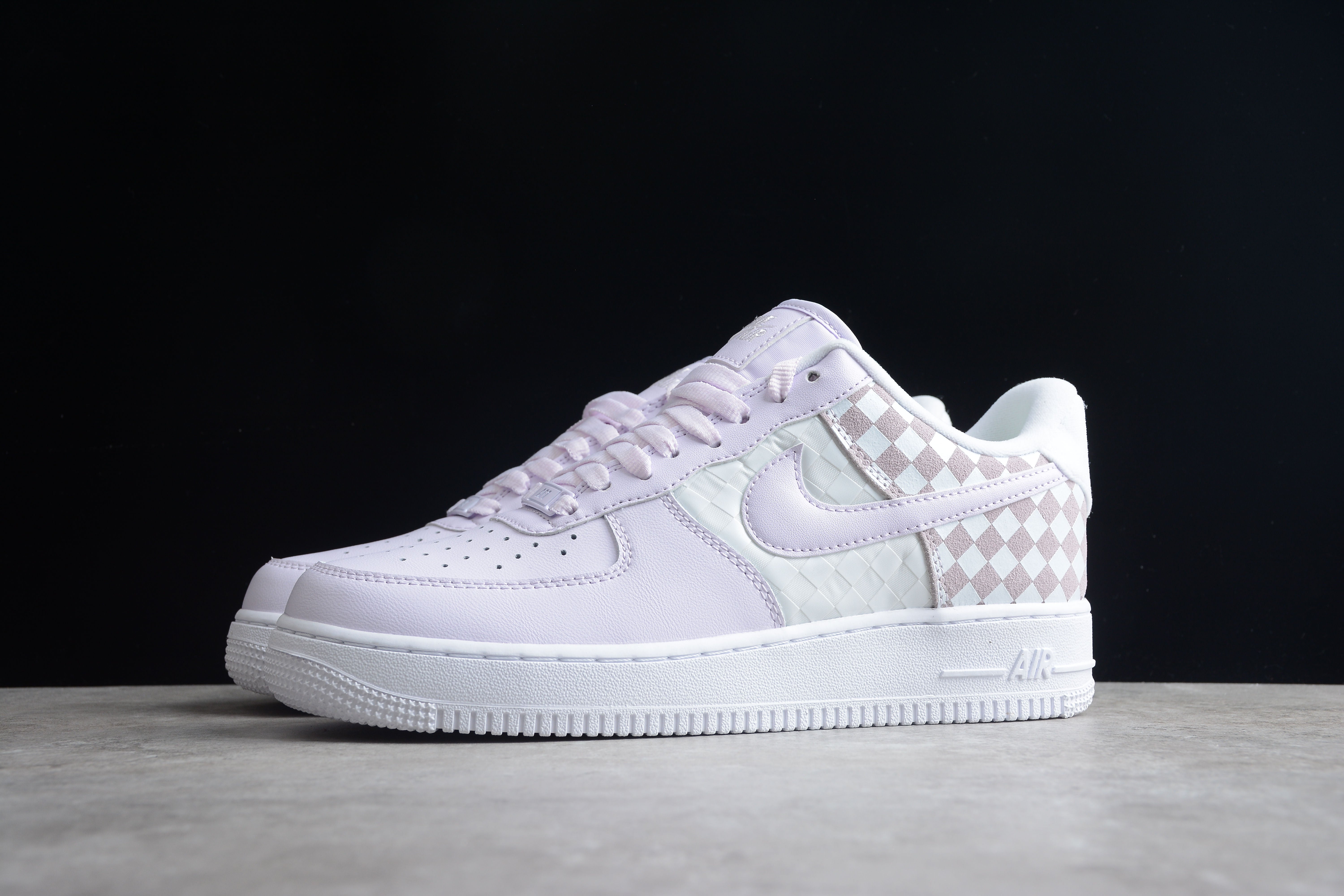Nike airforce A1 light purple shoes
