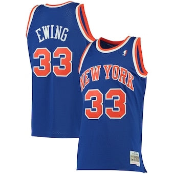 Maillot bleu rétro des New York Knicks