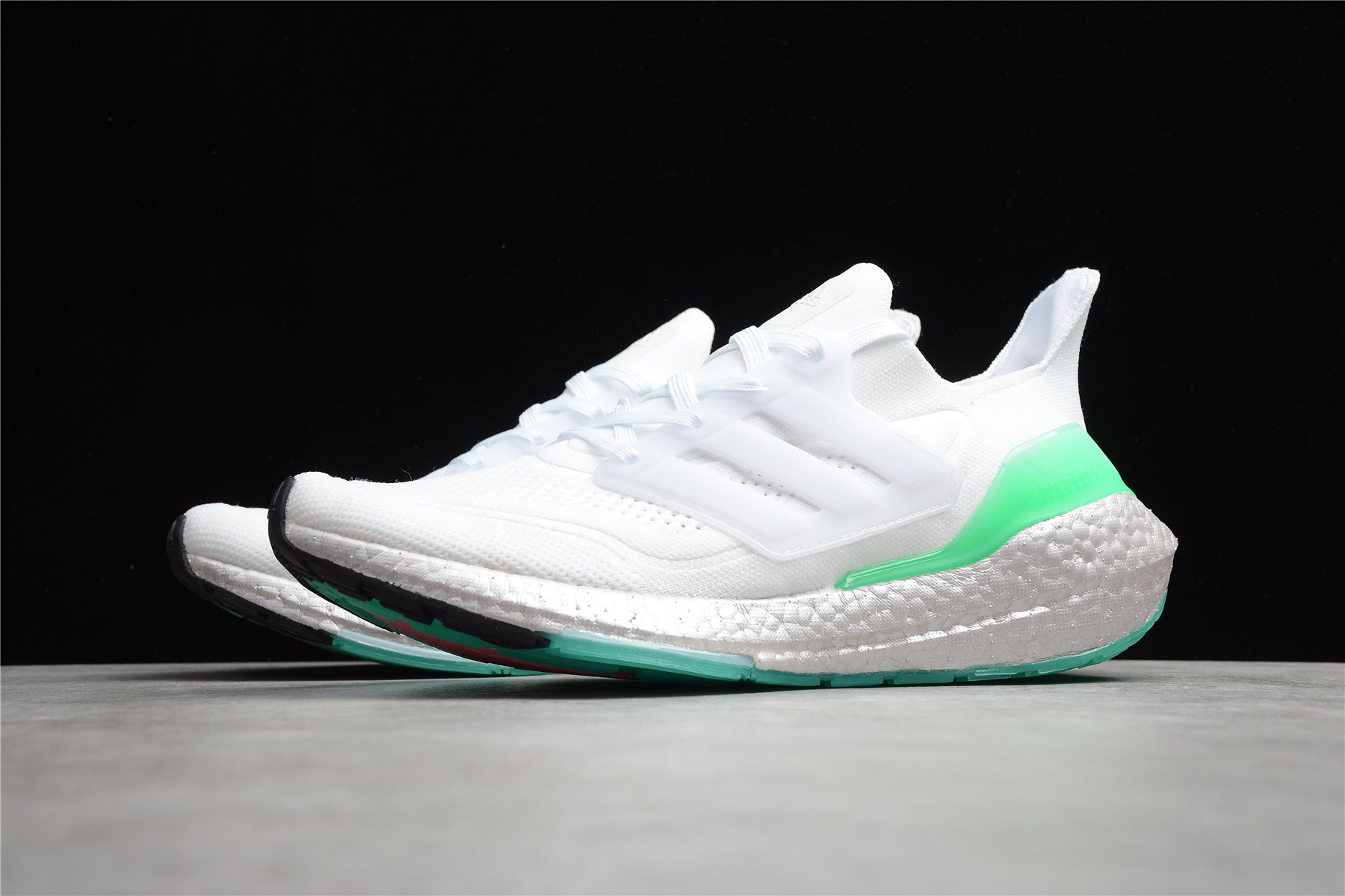 Adidas ultraboost white/green shoes