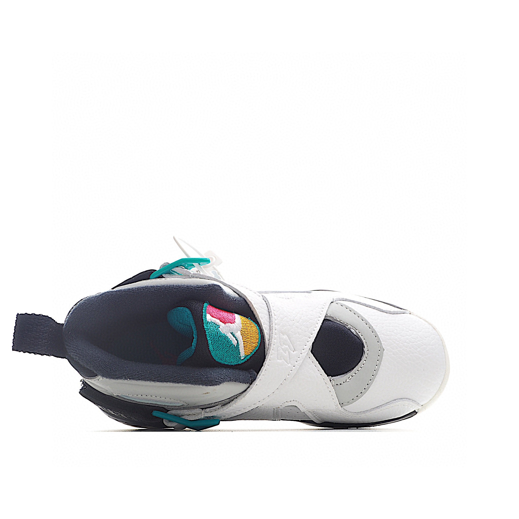 Nike air jordan 8 retro white blue shoes