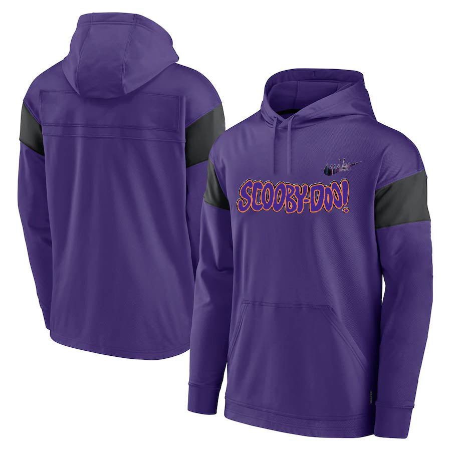 Nike black x purple hoodie