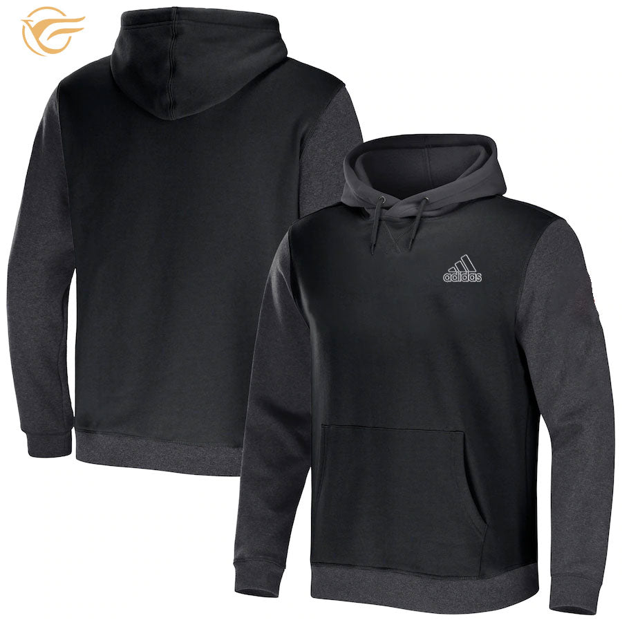 Adidas grey and black hoodie