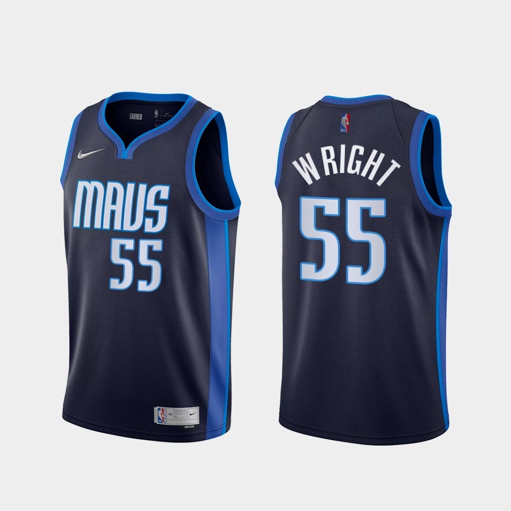 Maillot MAVS bleu marine 55 w droit