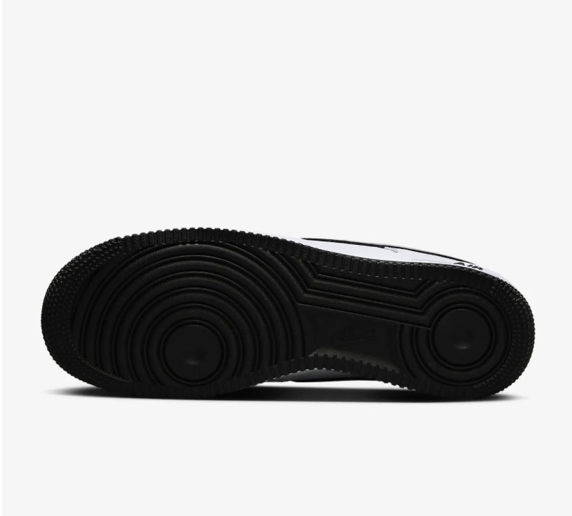 Nike airforce A1 chaussures noires et blanches
