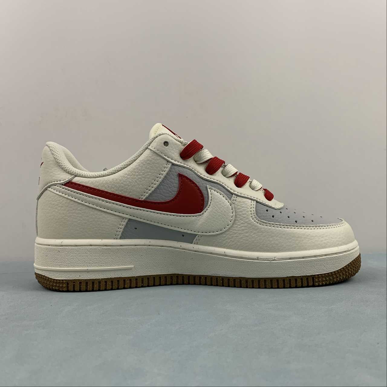 Nike airforce A1 grey red shoes