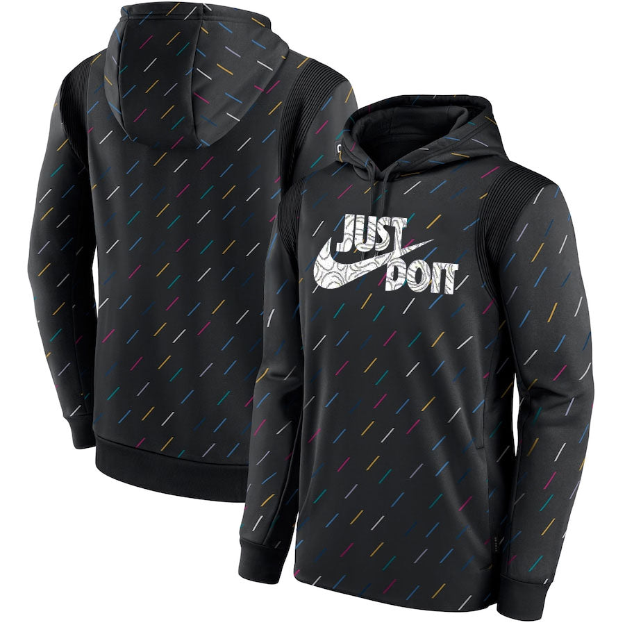 Nike 20 black sprinkles/ just do it hoodie
