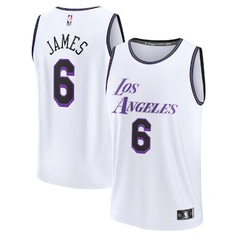 Los Angeles lakers white jersey