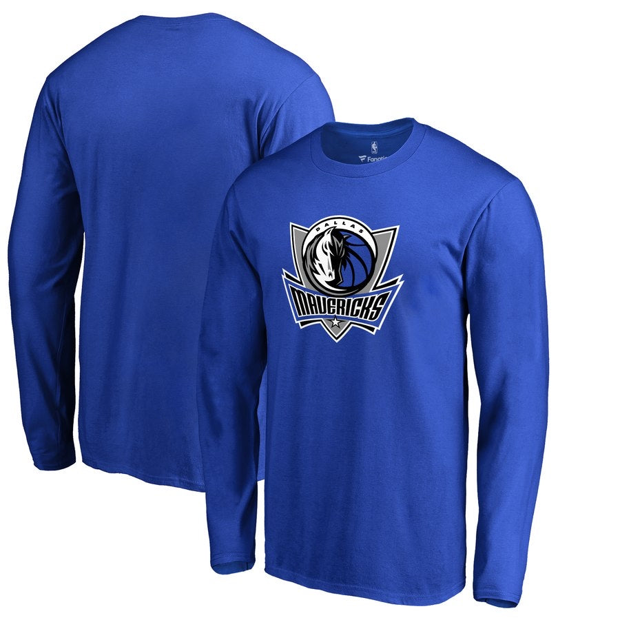 Chemise longue bleue des Dallas Mavericks