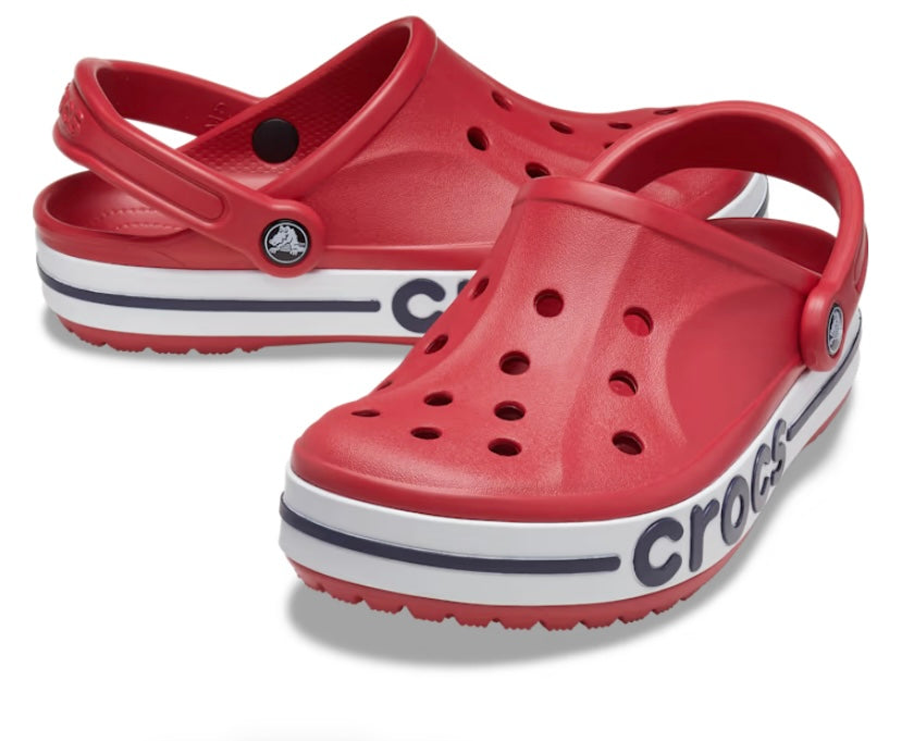 Bayaband red crocs