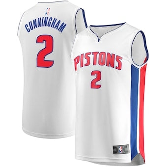 Maillot blanc des Pistons de Détroit