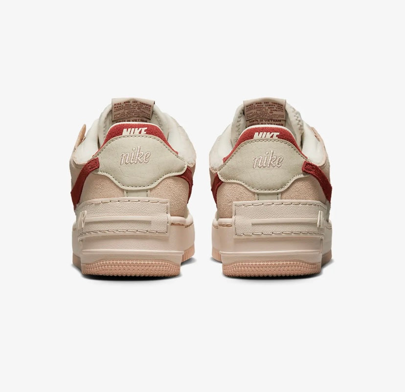 Nike airforce A1 double chaussures beiges