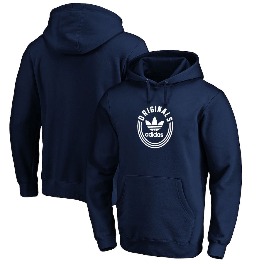 Sweat à capuche Adidas bleu marine