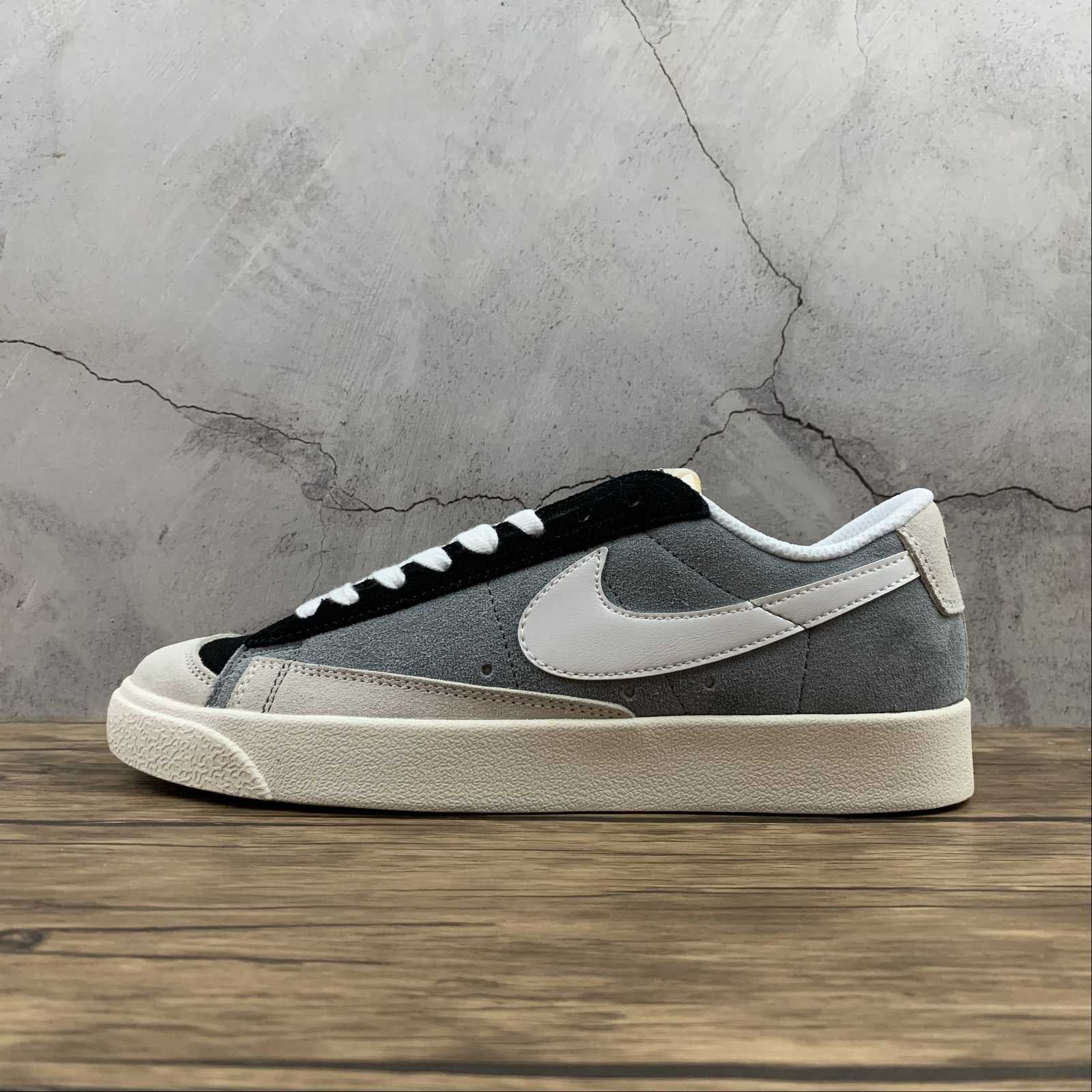 Nike blazer low grey/black